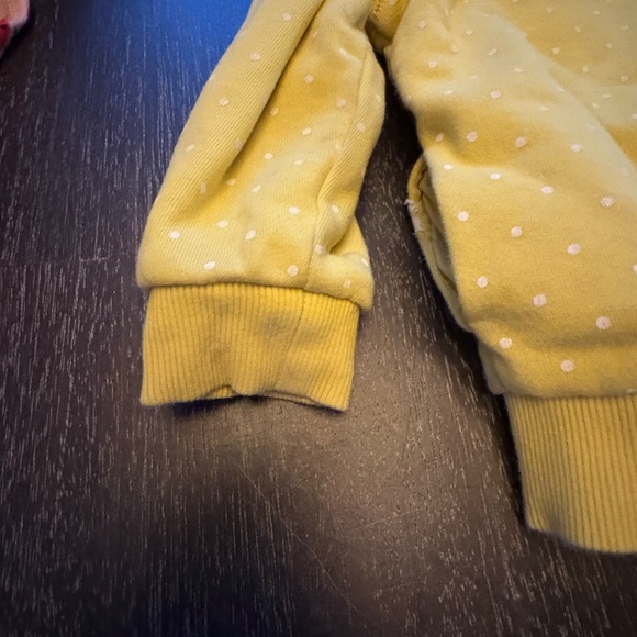 Baby Boden Yellow Polka Dot Hoodie with Duck Design - Picture 4 of 5
